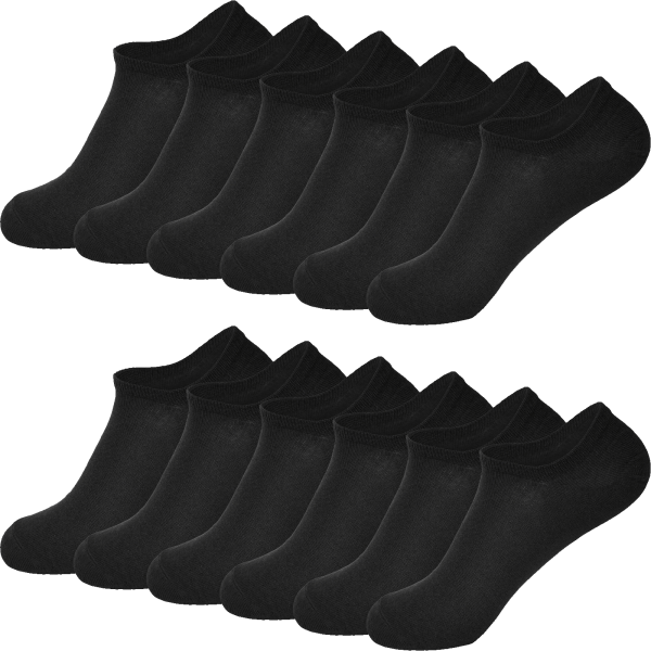 GIANVAGLIA® Deluxe Sneakerstrumpor i bomull 3pak - Bild 3