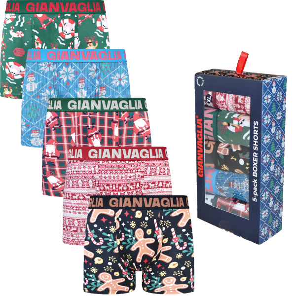 GIANVAGLIA® Deluxe 5-Pack Christmas-edition