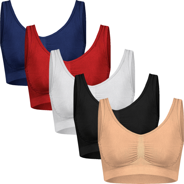 GIANVAGLIA® Deluxe Mikrofiber Vadderad Sömlös Komfort-BH